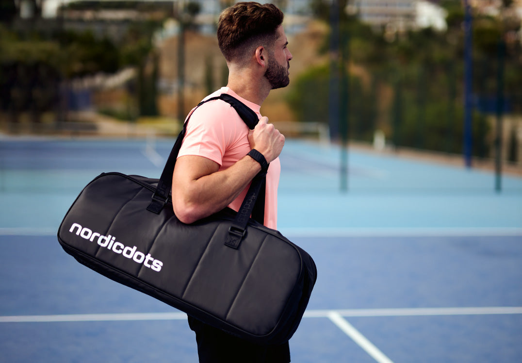 nordicdots tennis duffel bag