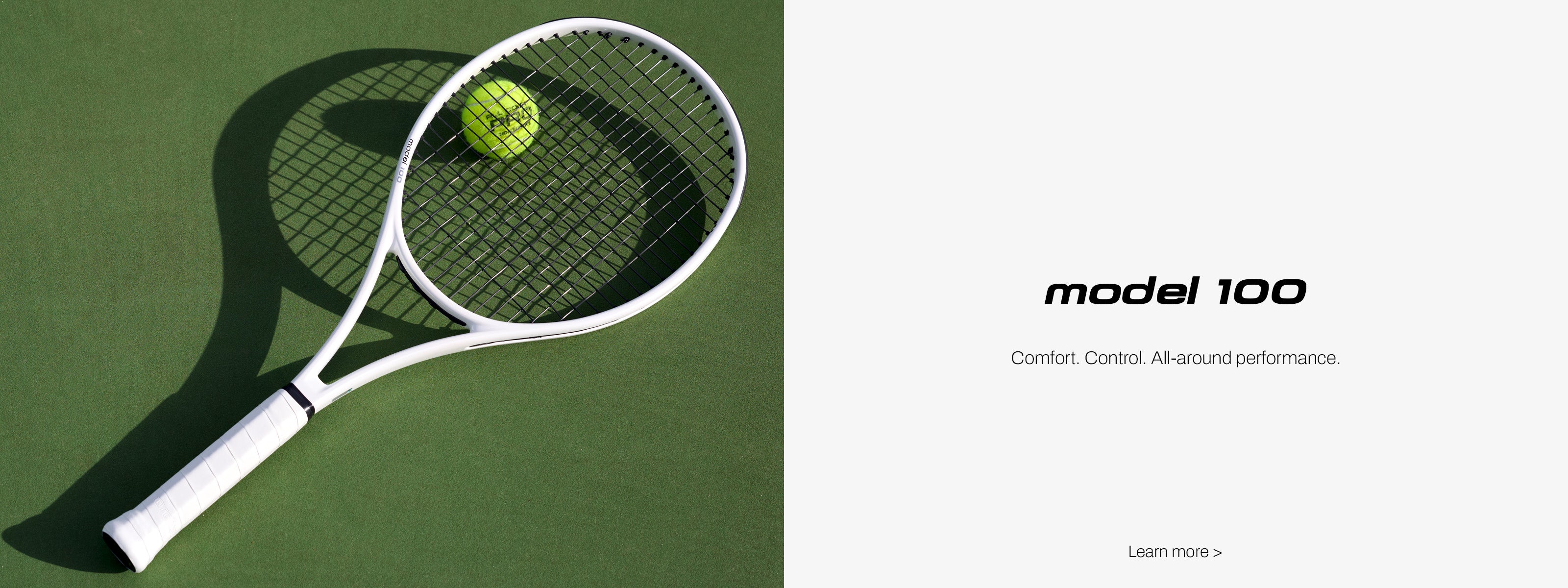 nordicdots model 100 white tennis racket