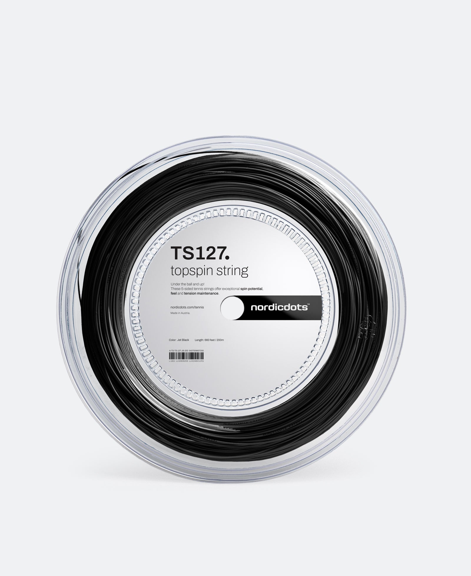 nordicdots topspin tennis string 200m reel