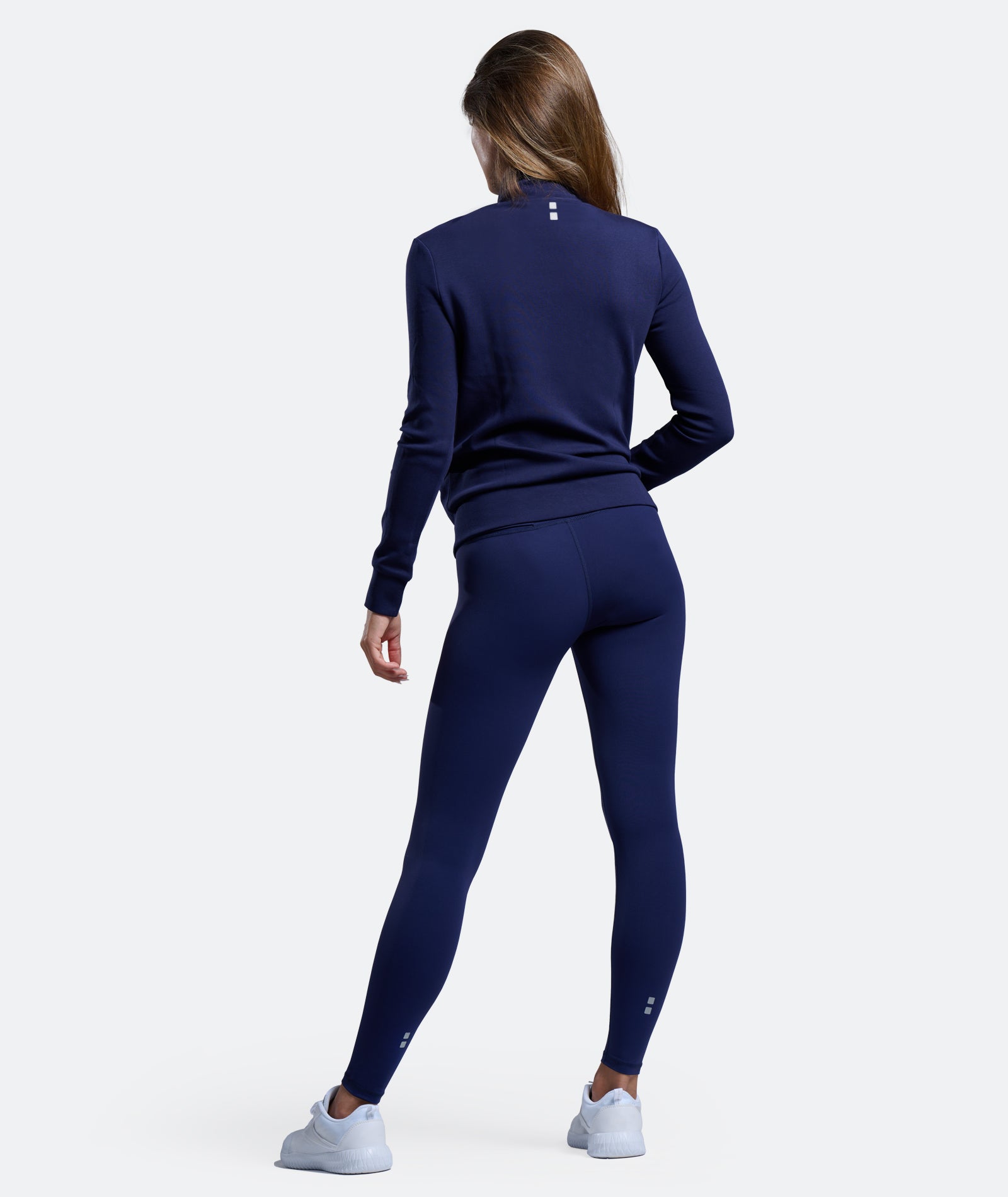 nordicdots off court jacket navy women apparel tennis padel outwear blue zipper