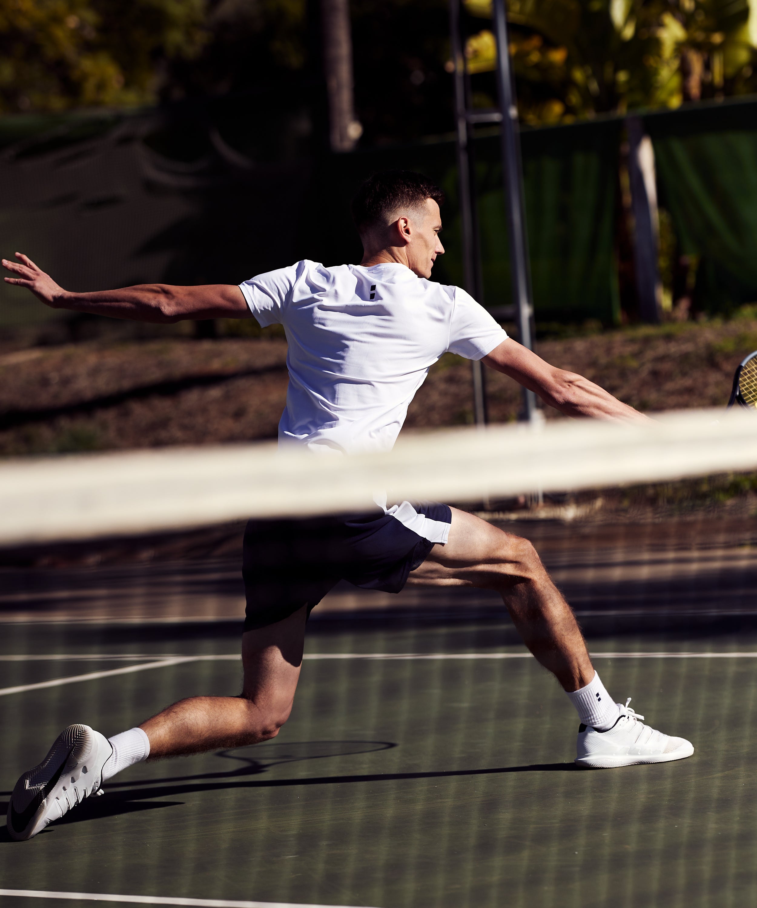 nordicdots tennis player andrey kuznetsov padel white t-shirt shop men apparel nordicdots.com