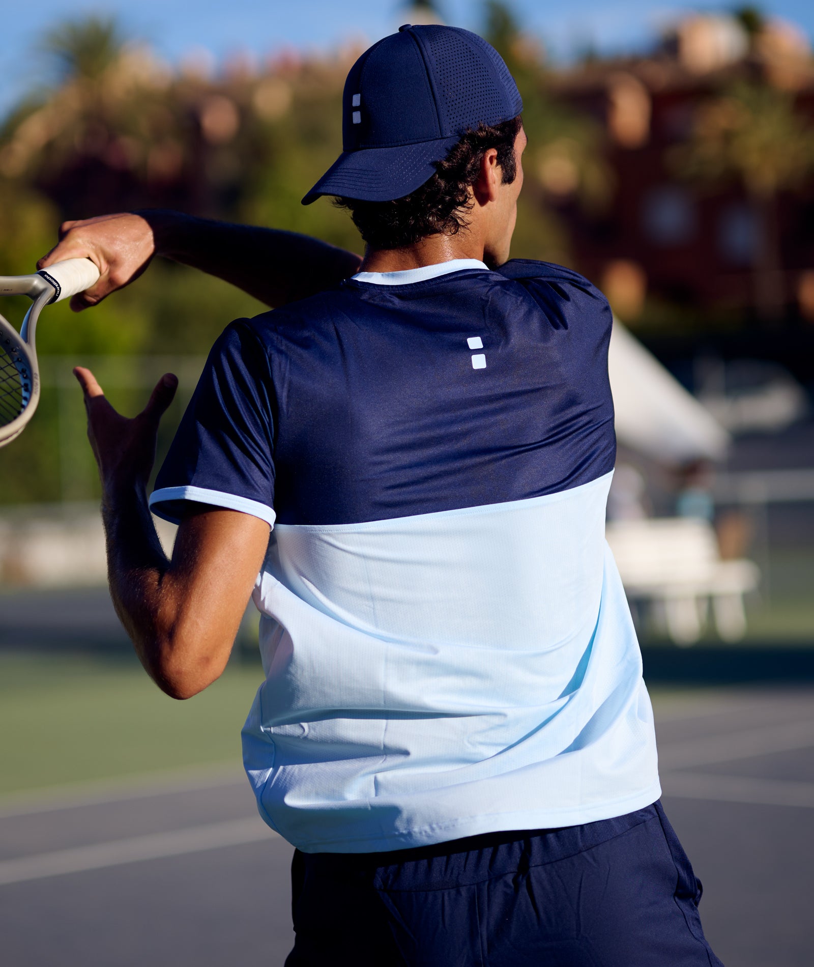 Performance Tee Ice Blue/Navy