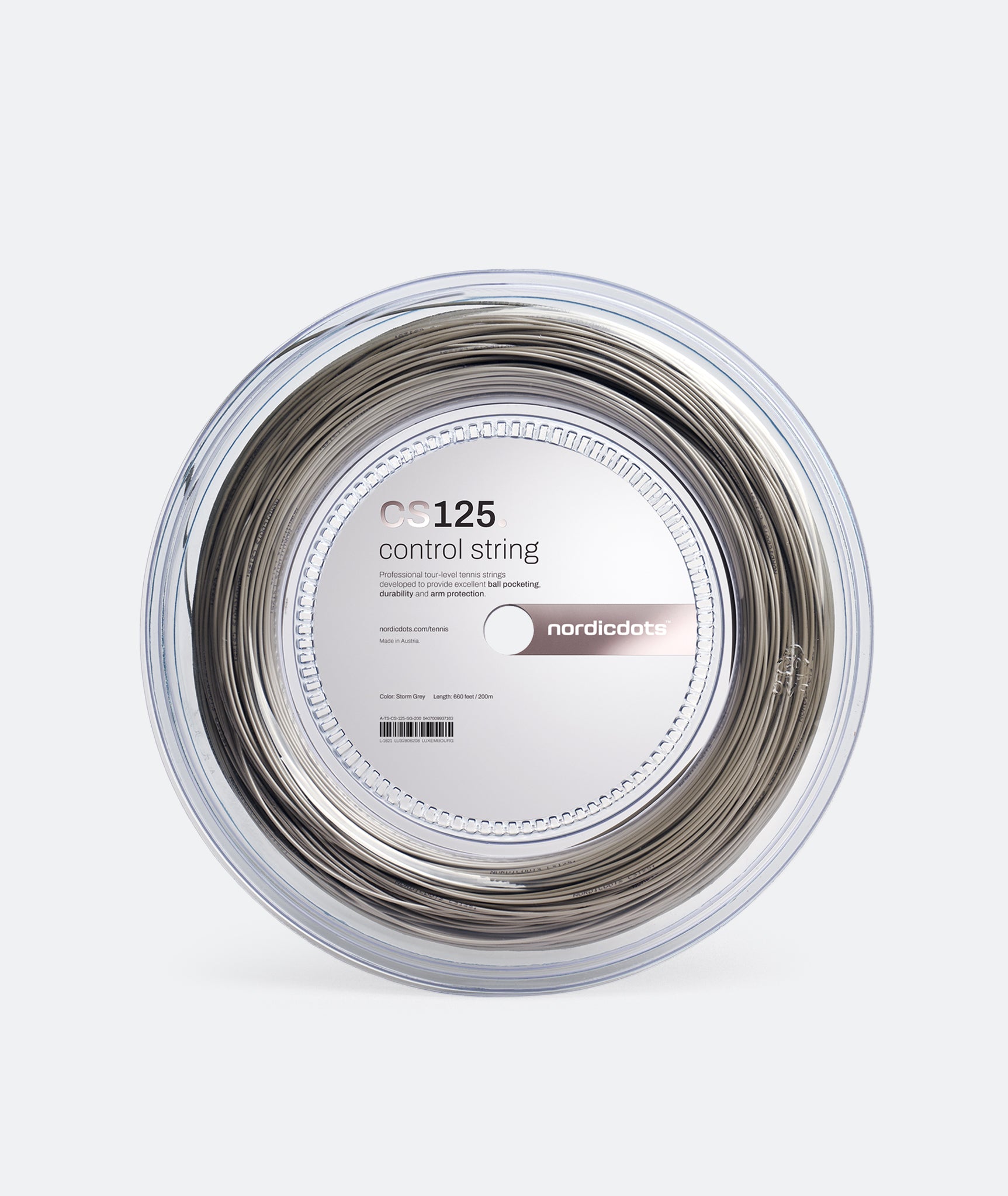 Nordicdots CS125 Control String - amazing arm friendly tennis string.