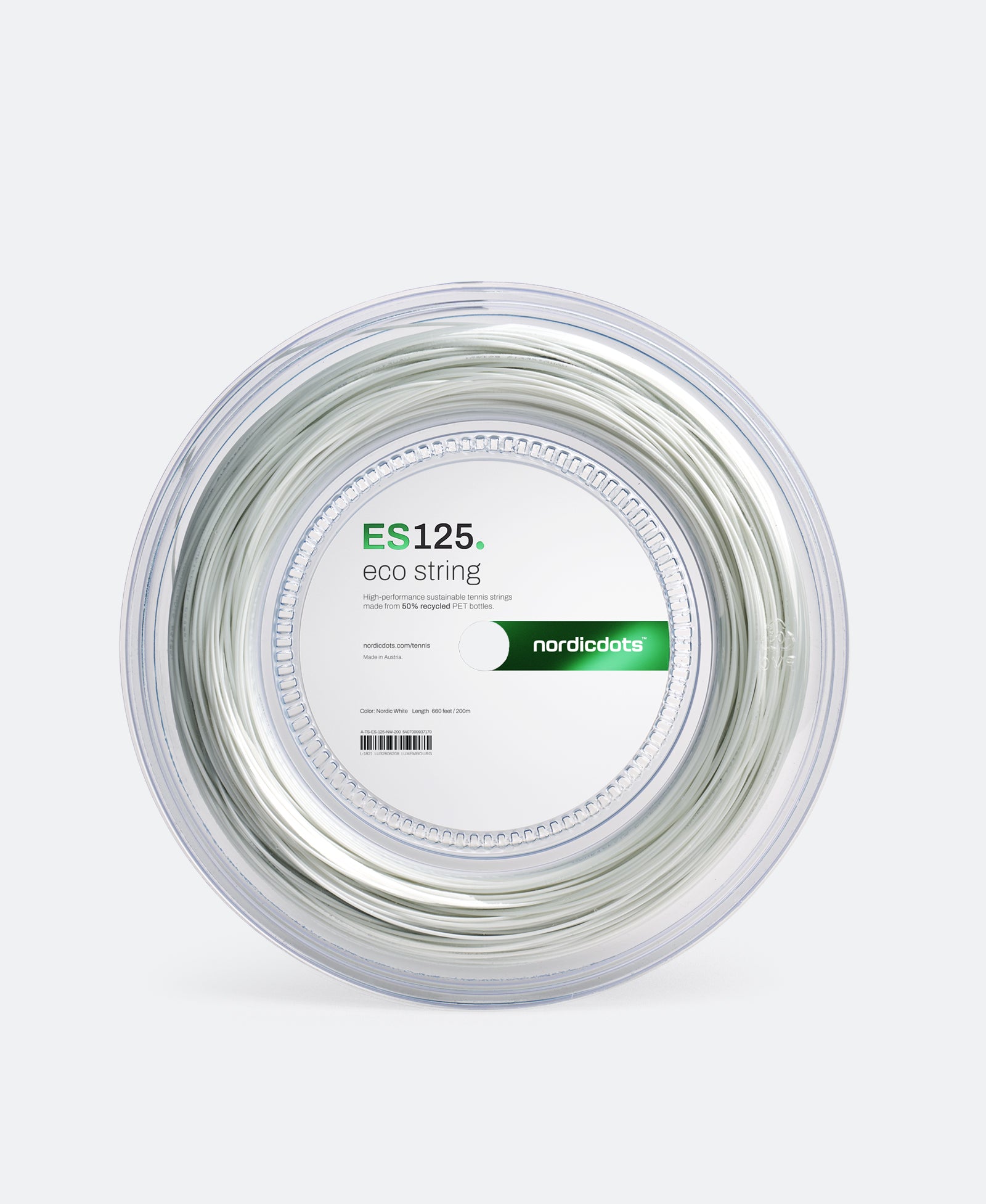 nordicdots eco tennis string 200m reel