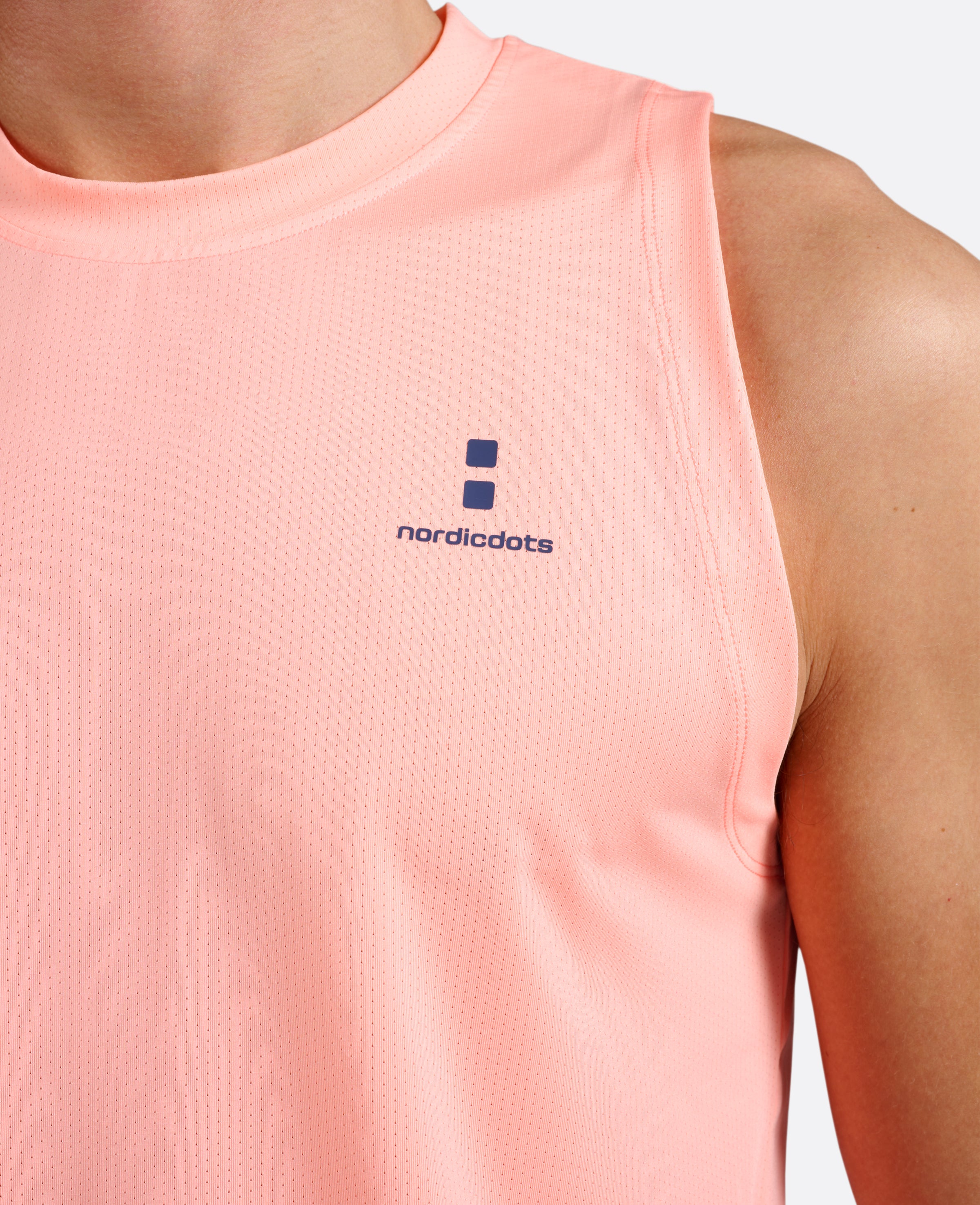 Sleeveless Tee - Coral