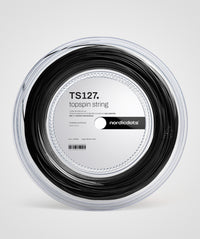 TS127. Topspin String - Jet Black - 200m Reel tennis strings nordicdots.com