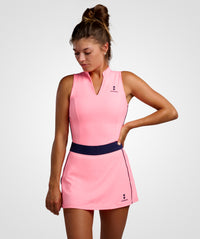 elegance tee t-shirt sea pink nordicdots women's tennis padel golf pickleball beautiful apparel nordicdots.com