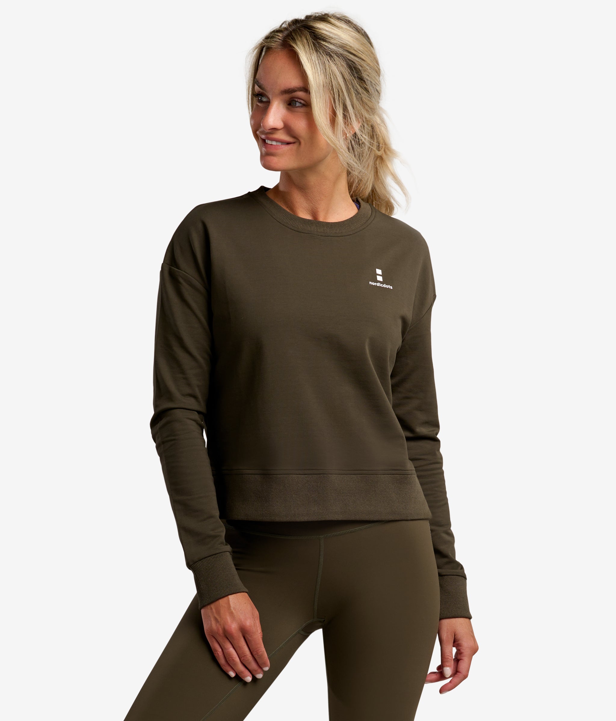 nordicdots women tennis padel sweatshirt 
