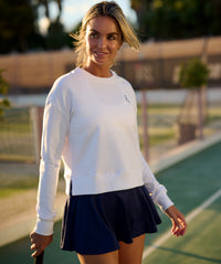 nordicdots sweatshirt hoodie white color nordicdots.com tennis padel golf