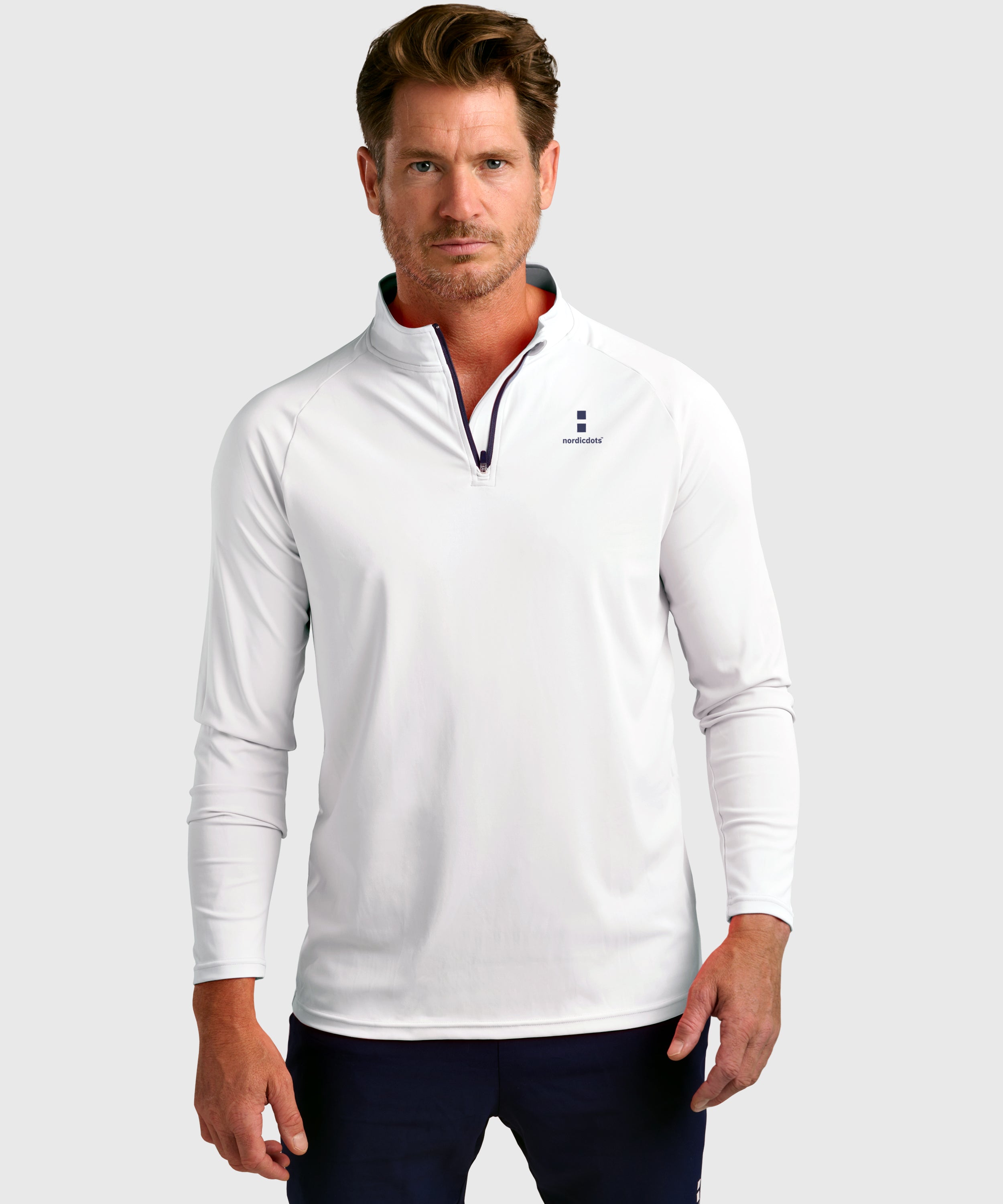 Performance Long Sleeve White – nordicdots™