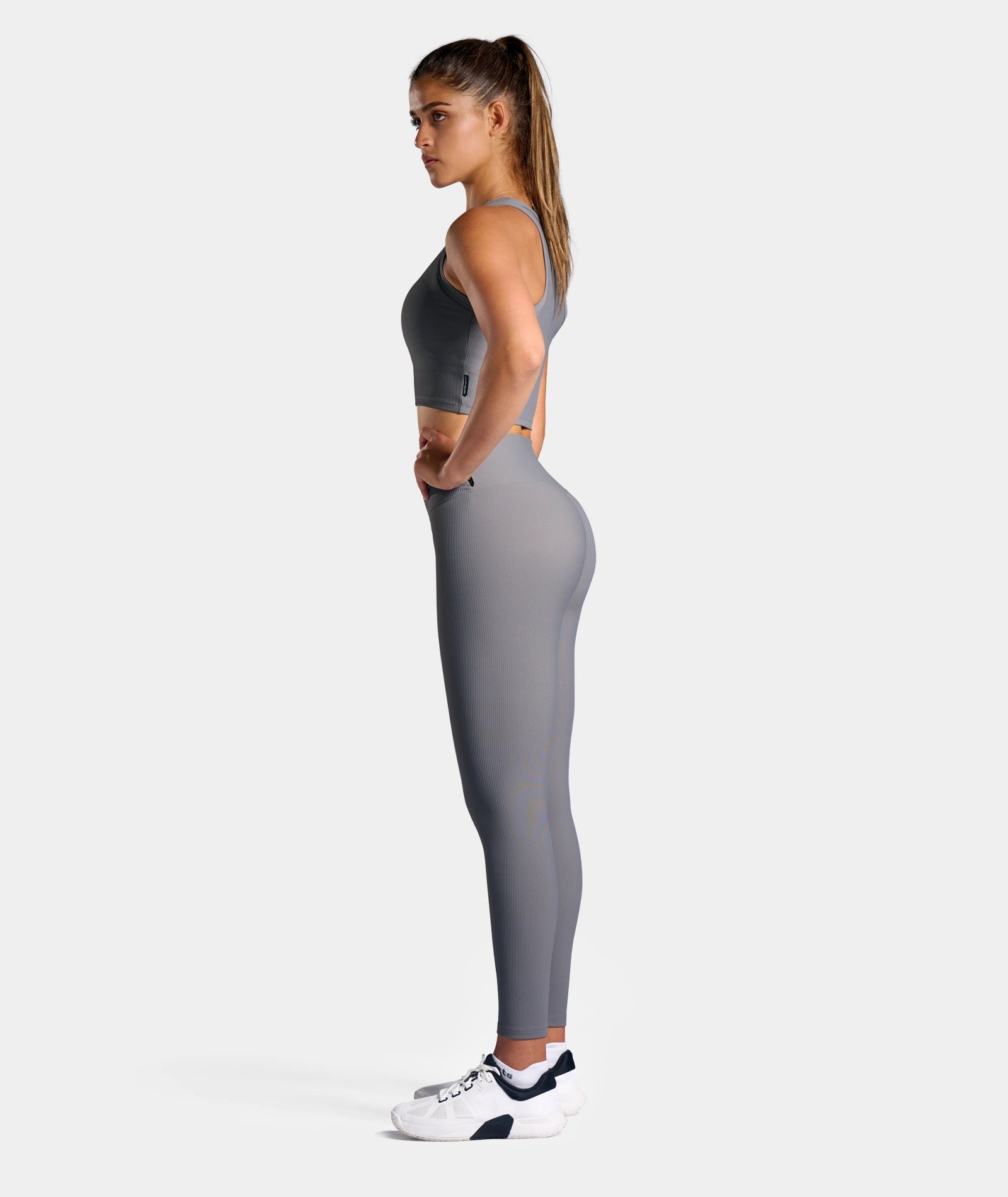 nordicdots leggings steel gray fitness tennis gym nordicdots.com