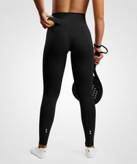 nordicdots smart leggings black tennis padel women outfit nordicdots.com