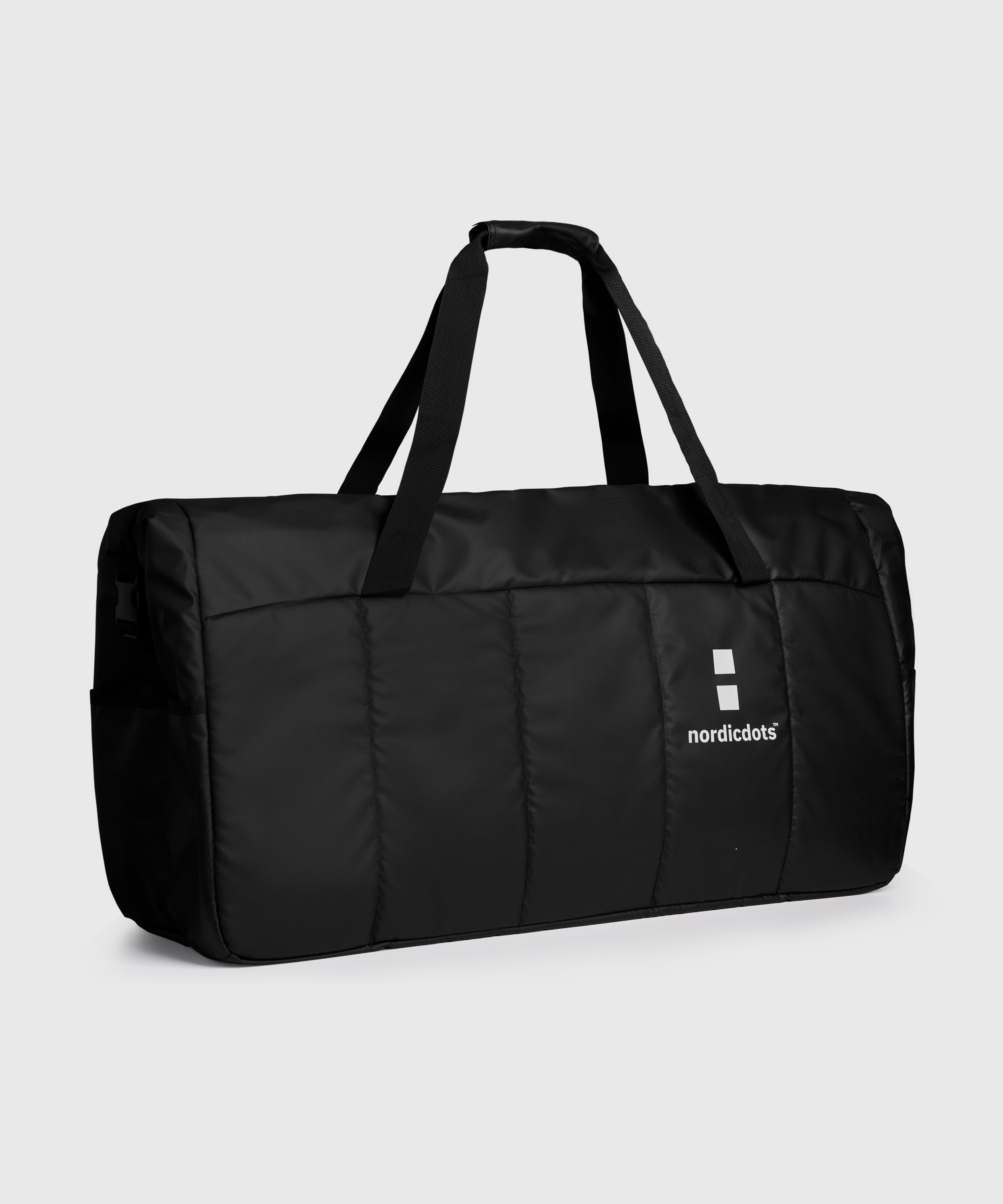 Small black outlet duffle bag