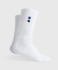 white tennis padel socks nordicdots.com