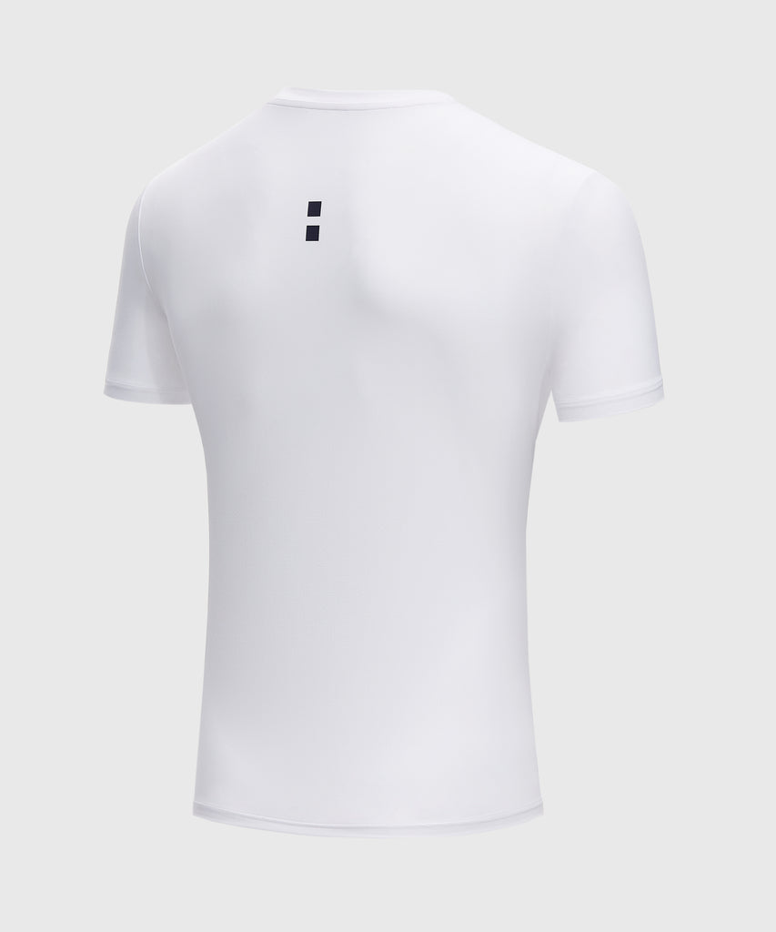 nordicdots tennis padel white t-shirt shop men apparel nordicdots.com